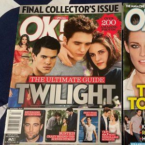 lot of 2 Ok! Magazine Rob & Kristen Twilight